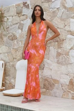 Extravagant Girl Maxi Dress Orange