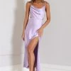 Standing Tall Satin Midi Dress Lilac -Hello Molly Shop 0L4A0508 1672893290