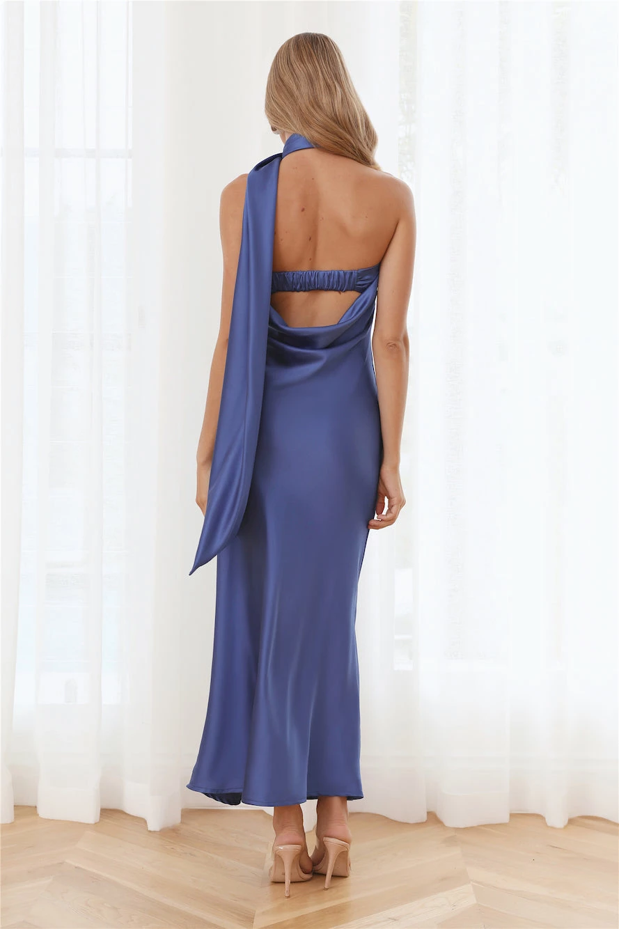 Attraction Stolen Maxi Dress Blue 7 Attraction Stolen Maxi Dress Blue - Image 5