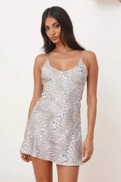 LIONESS Enchant Leopard Mini Dress Leopard