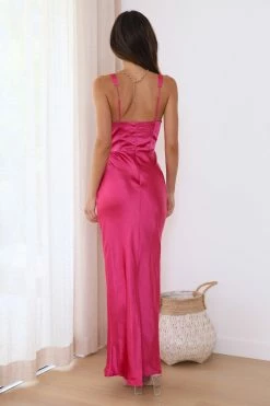 She's Designer Satin Maxi Dress Pink -Hello Molly Shop 0L4A3756 1677028021 11f54770 9652 4f1a a65f 84ae621f3a6e