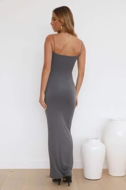 Repeat Wear Maxi Dress Charcoal 9 Repeat Wear Maxi Dress Charcoal -Hello Molly Shop 0L4A3806 1677028674