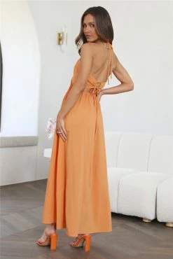 Luxe Vacay Maxi Dress Orange -Hello Molly Shop 0L4A5413 1671429501 82db1d1d 7d6c 437a 968a bfc7f91d0c22