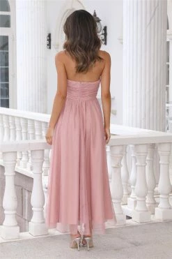 Walk In Tulle Maxi Dress Pink -Hello Molly Shop 0L4A7482 1677219349