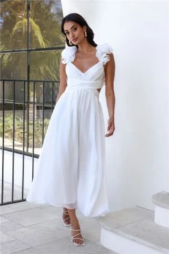 Ring The Wedding Bells Maxi Dress White