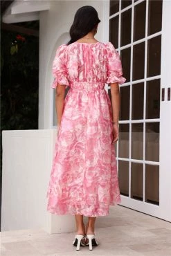 Statement To Make Puff Sleeve Midi Dress Pink 11 Statement To Make Puff Sleeve Midi Dress Pink -Hello Molly Shop 1W4A4133 1692923876 874aa740 5fe9 465a a8dd 401792d285a9