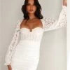 Wild After Party Lace Mini Dress White -Hello Molly Shop 1W4A6060 1692926366