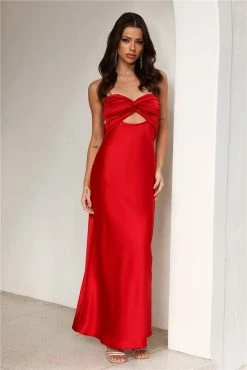 Curious Heart Satin Maxi Dress Red -Hello Molly Shop 1W4A6806 1692926111