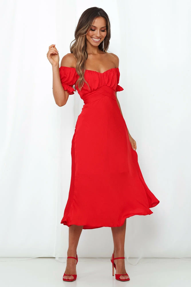 Sky Child Maxi Dress Red 3 Sky Child Maxi Dress Red