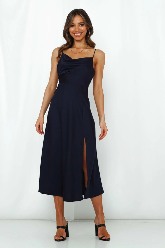 Family Secret Maxi Dress Navy 4 Family Secret Maxi Dress Navy - Image 2