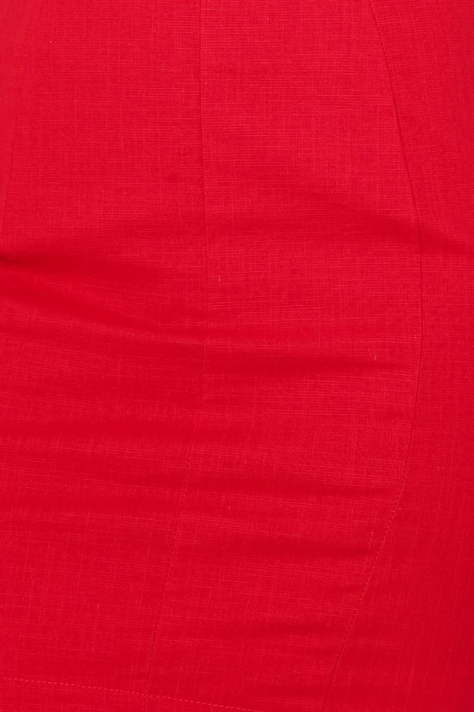 New Vestige Mini Dress Red 7 New Vestige Mini Dress Red - Image 5