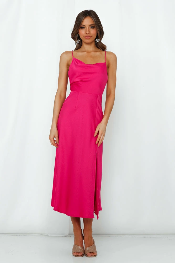 Family Secret Maxi Dress Hot Pink 3 Family Secret Maxi Dress Hot Pink