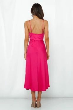 Family Secret Maxi Dress Hot Pink 10 Family Secret Maxi Dress Hot Pink -Hello Molly Shop 200717hmpt20926