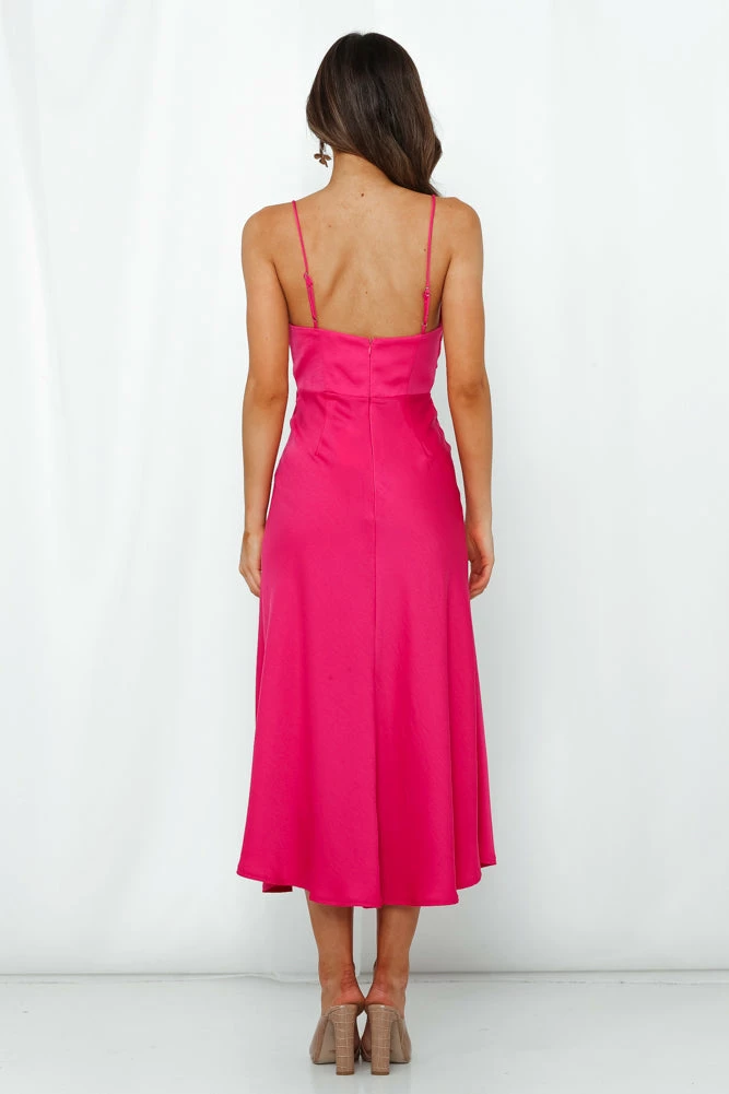 Family Secret Maxi Dress Hot Pink 6 Family Secret Maxi Dress Hot Pink - Image 4