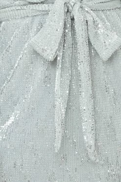 HELLO MOLLY Static Memory Sequin Dress Silver 11 HELLO MOLLY Static Memory Sequin Dress Silver -Hello Molly Shop 200717hmpt21050
