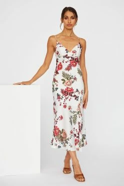 No Yesterday Maxi Dress White