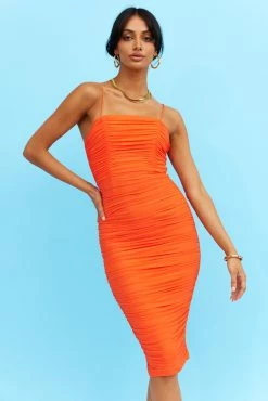 Slay Baby Midi Dress Orange 13 Slay Baby Midi Dress Orange -Hello Molly Shop 220603HM6230 1655862926 0bd219e6 9a6d 4214 845f 272287fd2d71