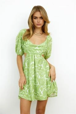 On The Beat Dress Green 11 On The Beat Dress Green -Hello Molly Shop 220909HM 0128 1663735880