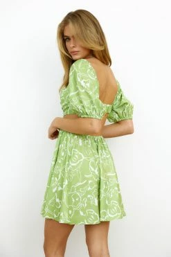On The Beat Dress Green 13 On The Beat Dress Green -Hello Molly Shop 220909HM 0139 1663735880