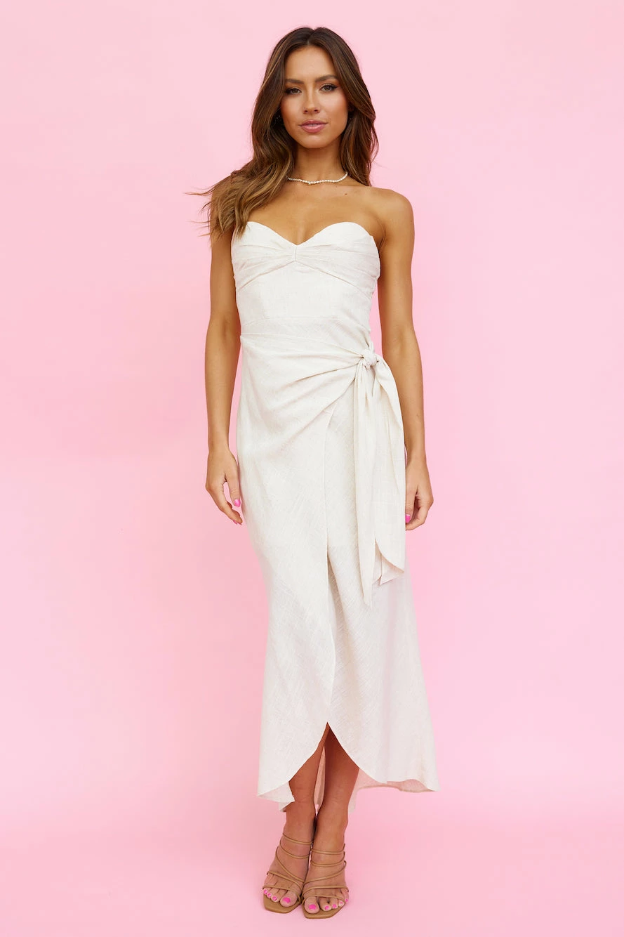 Country Love Midi Dress Natural 3 Country Love Midi Dress Natural