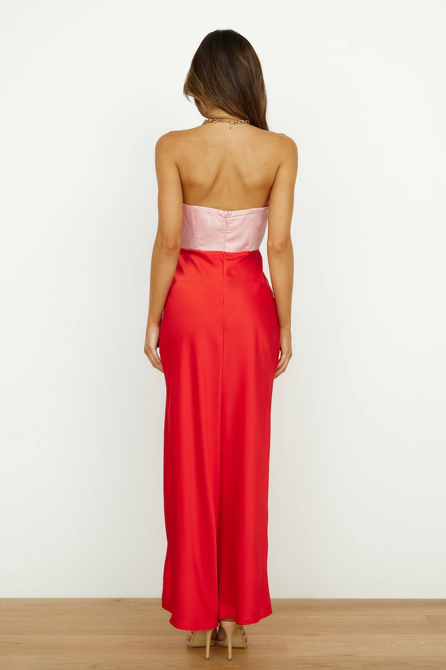 Love Tones Maxi Dress Pink 8 Love Tones Maxi Dress Pink - Image 6