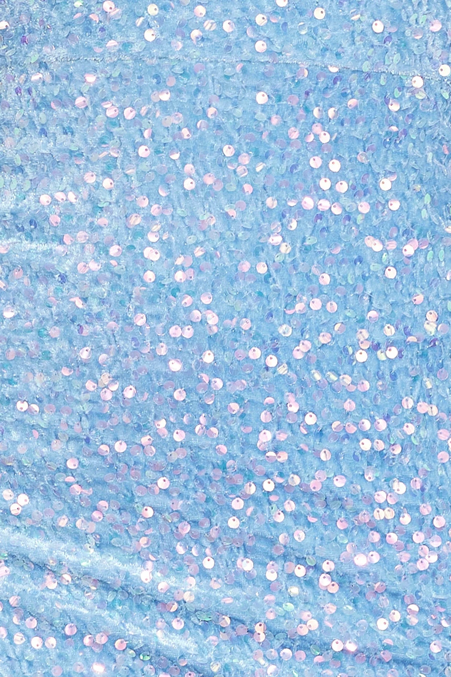 Sparkle From Far Sequin Maxi Dress Blue 14 Sparkle From Far Sequin Maxi Dress Blue - Image 12