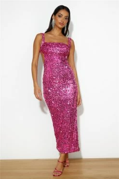 Bright Glimmer Sequin Midi Dress Pink 14 Bright Glimmer Sequin Midi Dress Pink -Hello Molly Shop 221021HM 0935 1669070170 f19f0117 fa23 486c b67d 4a3cc2aedc53