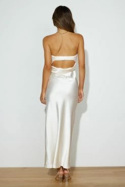 Luxe Dance Satin Maxi Dress Champagne 18 Luxe Dance Satin Maxi Dress Champagne -Hello Molly Shop 221103HM1516 1668749248