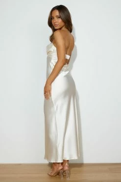 Luxe Dance Satin Maxi Dress Champagne 17 Luxe Dance Satin Maxi Dress Champagne -Hello Molly Shop 221103HM1518 1668749248