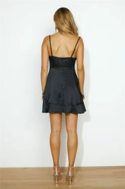 Dance Date Mini Dress Black -Hello Molly Shop 221110HM 1453 1670194449