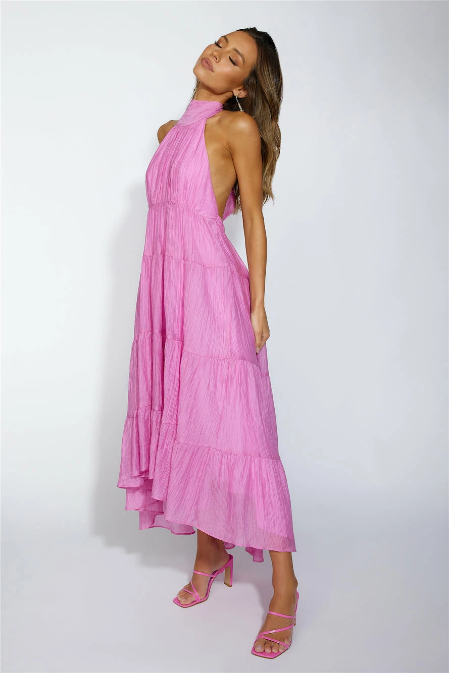 Entrance Is Yours Maxi Dress Pink 4 Entrance Is Yours Maxi Dress Pink - Image 2