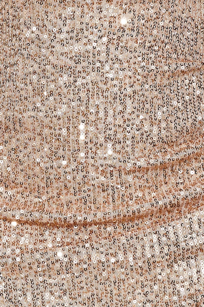 Different Shine Mini Dress Gold 9 Different Shine Mini Dress Gold - Image 7