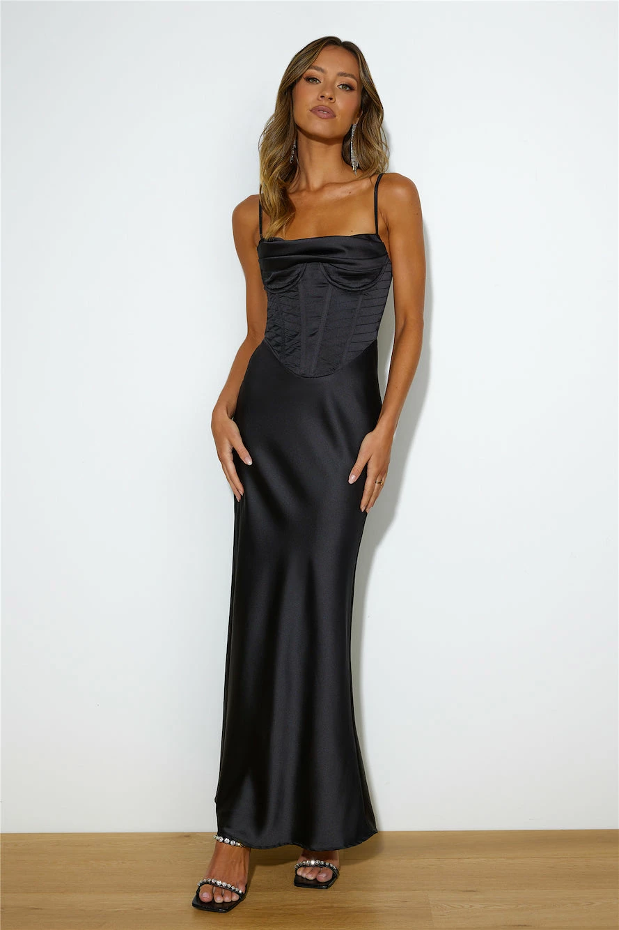 Show Off Girl Maxi Dress Black 8 Show Off Girl Maxi Dress Black - Image 6