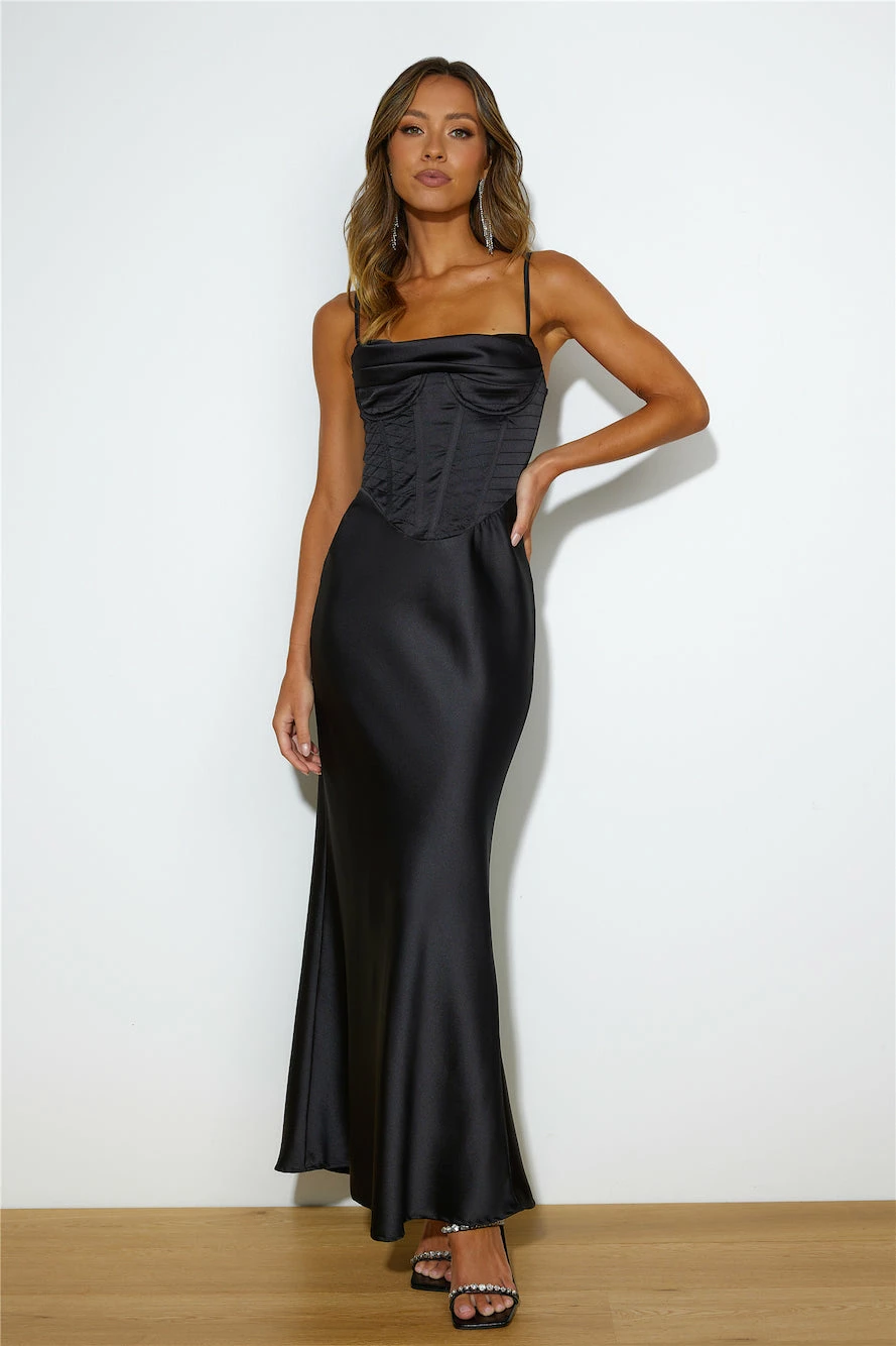 Show Off Girl Maxi Dress Black 4 Show Off Girl Maxi Dress Black - Image 2