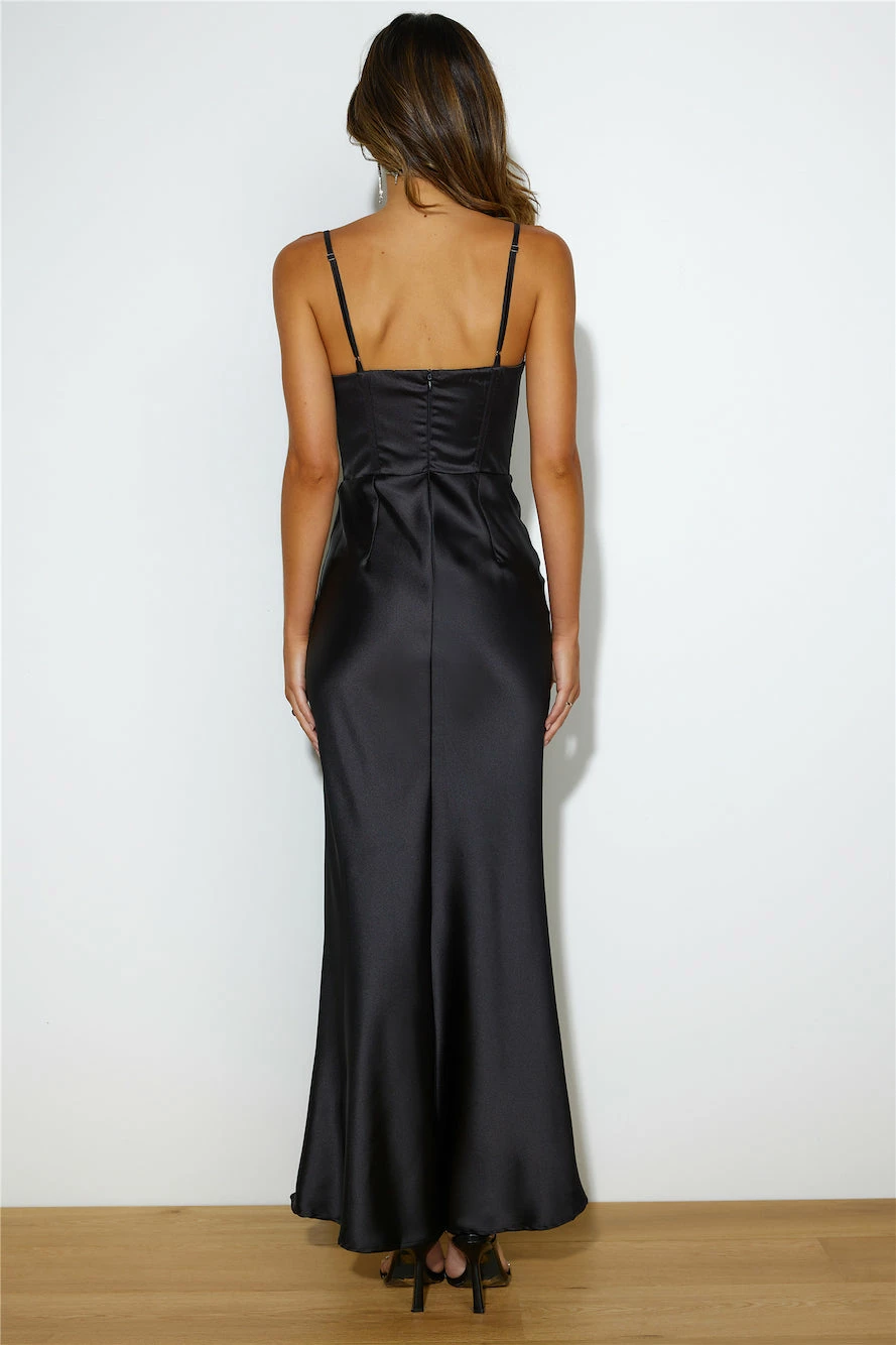 Show Off Girl Maxi Dress Black 10 Show Off Girl Maxi Dress Black - Image 8