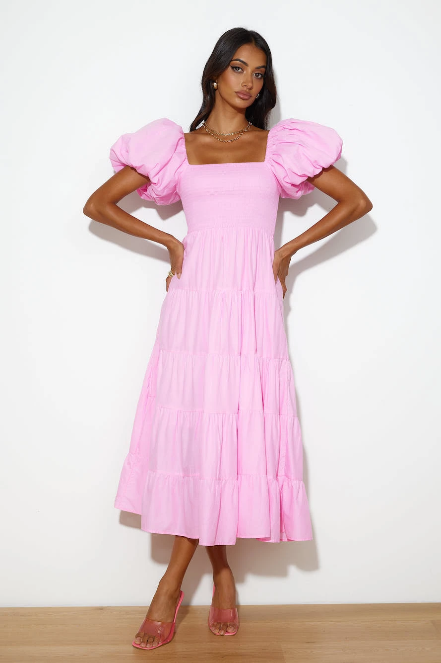 Lover Girl Maxi Dress Pink 6 Lover Girl Maxi Dress Pink - Image 4