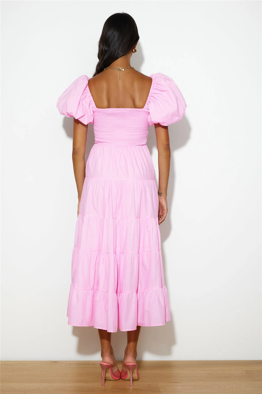 Lover Girl Maxi Dress Pink 8 Lover Girl Maxi Dress Pink - Image 6