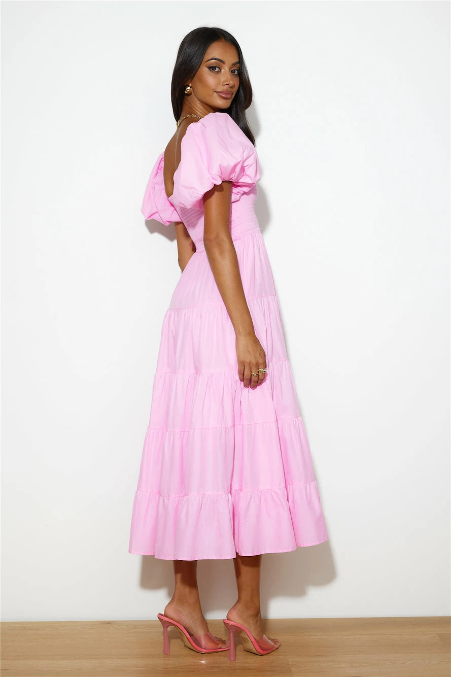 Lover Girl Maxi Dress Pink 5 Lover Girl Maxi Dress Pink - Image 3