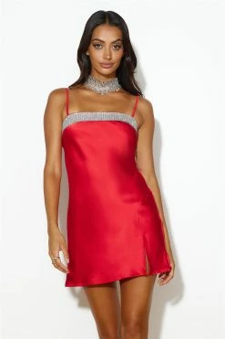 She's The Star Mini Dress Red -Hello Molly Shop 230120 HM0367 1675747622