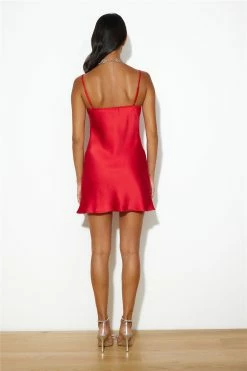 She's The Star Mini Dress Red -Hello Molly Shop 230120 HM0376 1675747622