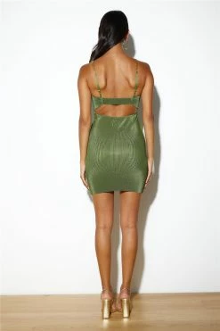 Pretty Picture Mini Dress Olive 15 Pretty Picture Mini Dress Olive -Hello Molly Shop 230120 HM1203 1675816176
