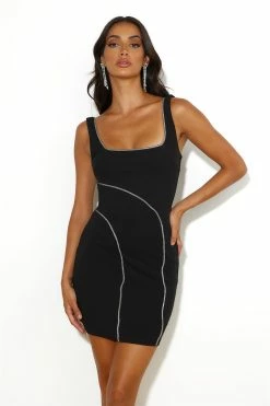 Love It Mini Dress Black -Hello Molly Shop 230125HM1812 1677116970