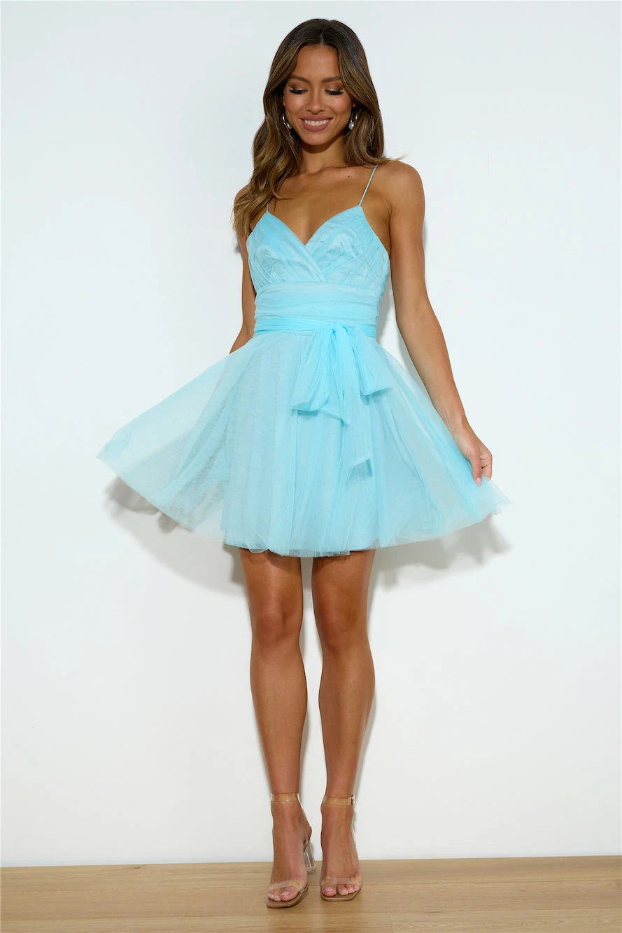 Flow With Her Mini Dress Blue 10 Flow With Her Mini Dress Blue - Image 8