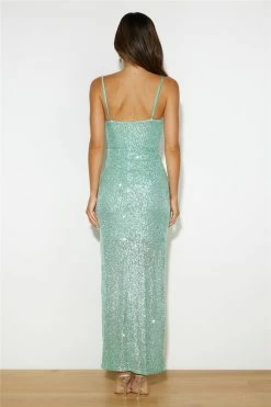 VIP List Sequin Maxi Dress Mint -Hello Molly Shop 230303HM 1018 1679352511 59568d15 791c 4211 b85c a7b013ef1069