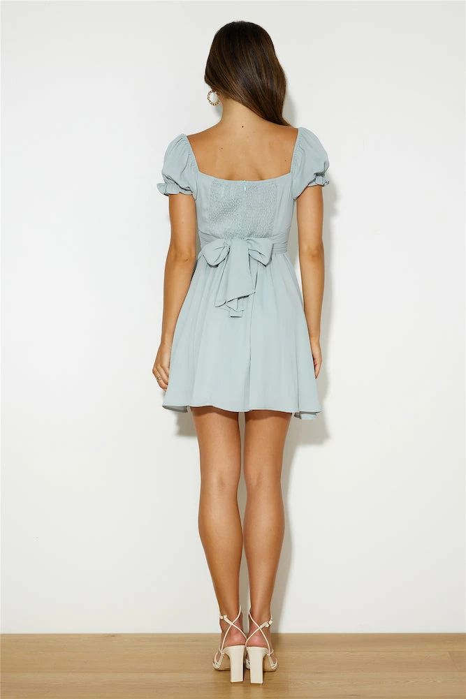 Feeling Dreamy Mini Dress Sage 8 Feeling Dreamy Mini Dress Sage - Image 6
