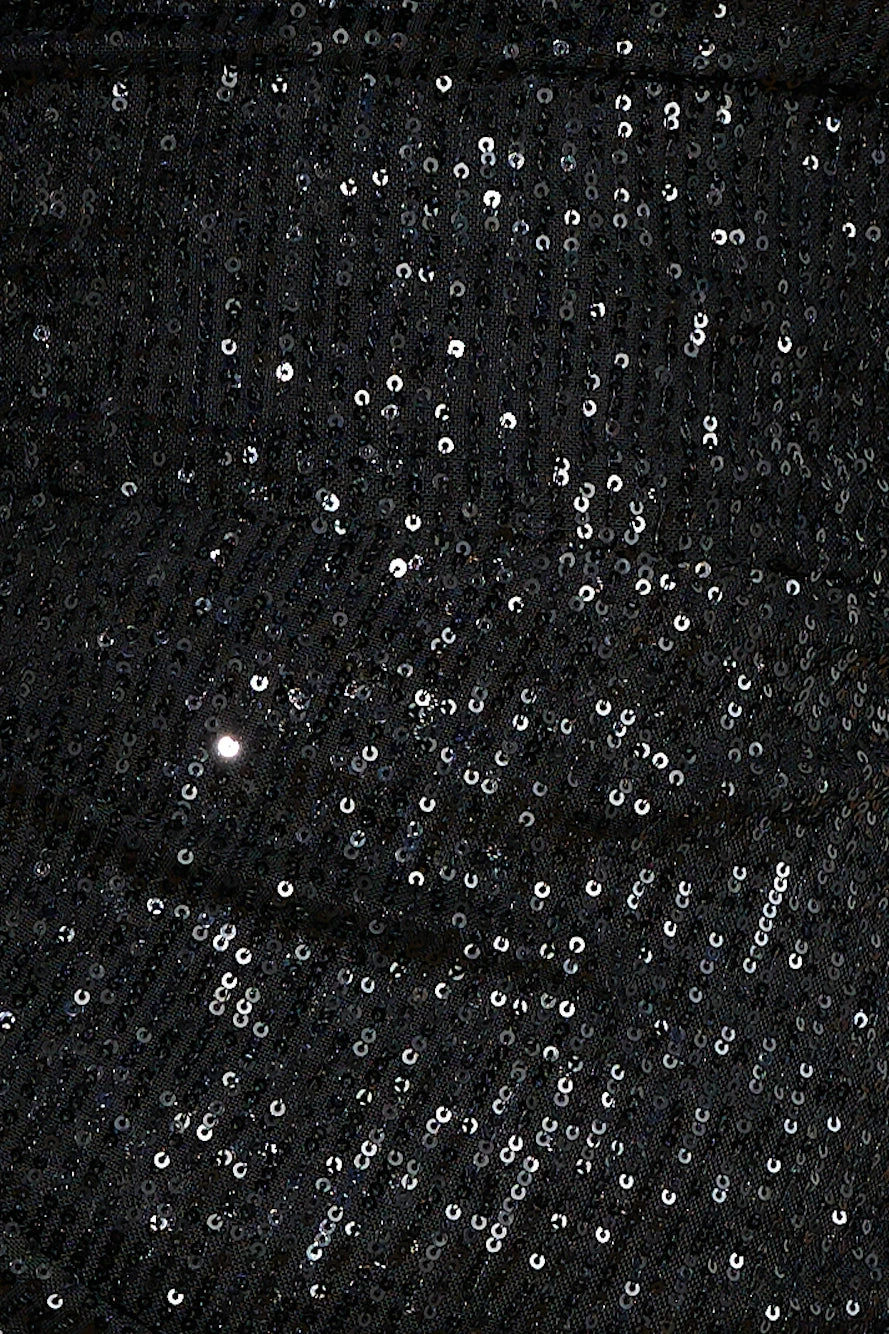 Glamourpuss Sequin Mini Dress Black 15 Glamourpuss Sequin Mini Dress Black - Image 13