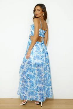 Ocean Girl Maxi Dress Blue -Hello Molly Shop 230406HM 1690 1683262857