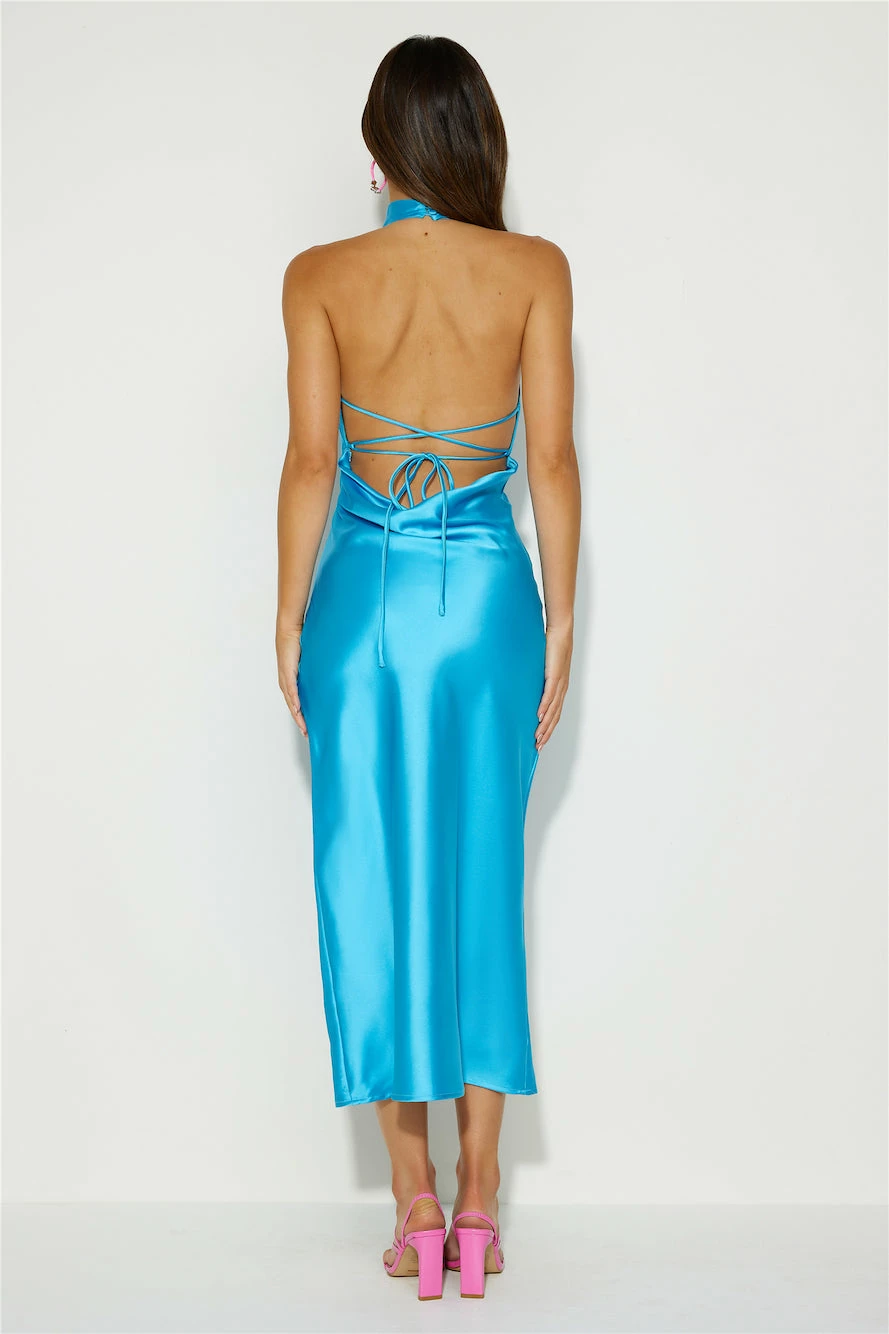 Mystic Desires Satin Maxi Dress Blue 14 Mystic Desires Satin Maxi Dress Blue - Image 12