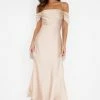 Lover Of Love Satin Maxi Dress Champagne -Hello Molly Shop 230623HM 0043 1689567079