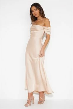 Lover Of Love Satin Maxi Dress Champagne 12 Lover Of Love Satin Maxi Dress Champagne -Hello Molly Shop 230623HM 0062 1689567080